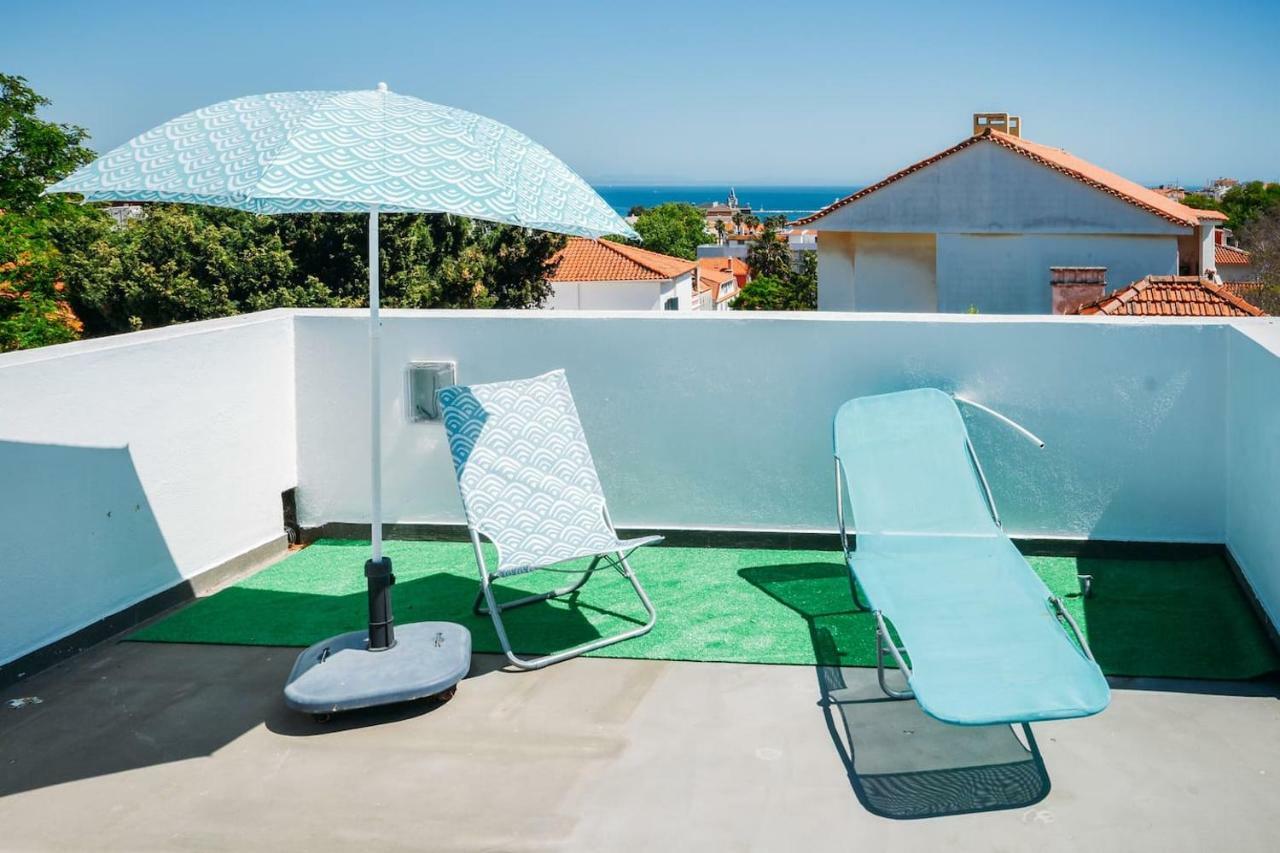Apartamento Amazing Seaview With Terrace - 5Min From The Beach Cascaes Exterior foto